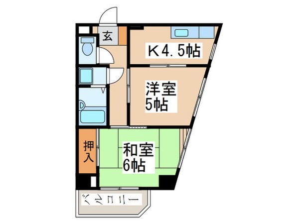 石原第６ビルの物件間取画像